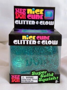 Needoh nice cube glitter & glow